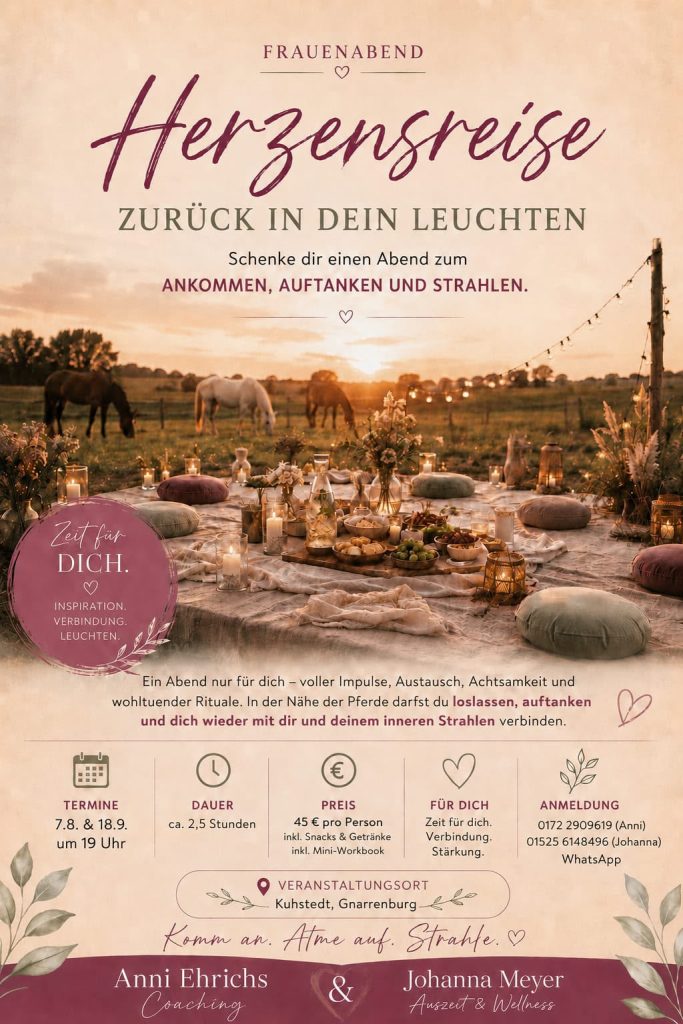 Termine für die Frauenabende im Quartal 3 2026